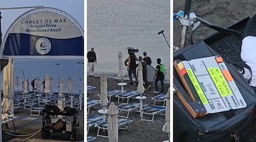 La spiaggia di Minori diventa set per la serie TV “A Taste of Murder” 