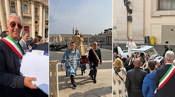 Maiori accolta da Papa Leone XIV in Vaticano: un giorno storico con la benedizione della Madonna delle Grazie