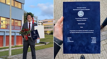 Maiori, Adriano D’Amato si laurea in Ingegneria Elettronica all’Università di Salerno