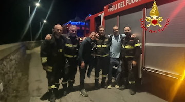 Maiori, coppia di escursionisti smarrita sul sentiero 307a: salvati dai Vigili del Fuoco