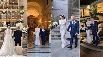 Maiori, Giusy Cretella e Antonio Torre coronano il loro sogno d'amore