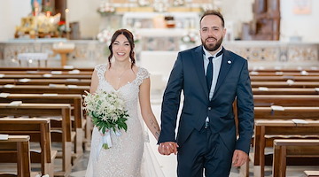 Maiori, Sophie Liguori e Fabio Di Lieto coronano il loro sogno d'amore