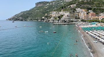 Minori, dai prelievi ARPAC parametri fuori norma: scatta il divieto temporaneo di balneazione