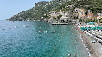 Minori, revocato il divieto di balneazione alla foce del torrente Reginna Minor