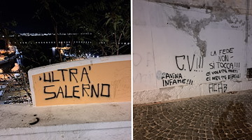 Muri imbrattati a Vietri sul Mare, l'opposizione alza la voce: “Servono educazione e controlli”