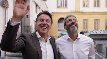 Napoli, Conte e Fico aprono a la campagna del Movimento 5 Stelle per le Regionali in Campania
