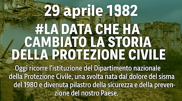 Oggi si celebra la nascita della Protezione Civile nazionale