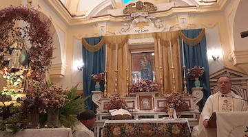 Pellegrinaggio foraniale al Santuario di Santa Maria del Bando: celebrazione con sette sacerdoti e un diacono
