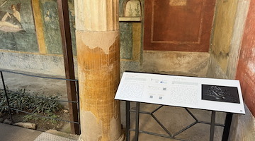 Pompei si esplora con tutti i sensi: nuovi percorsi inclusivi e accessibili per tutti