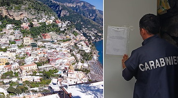 Positano, sequestrata area esterna di un ristorante per abusi edilizi