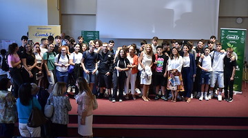 Premio Com&Te: ieri mattina al Liceo Scientifico "Genoino" di Cava de' Tirreni la cerimonia di premiazione della XVI edizione