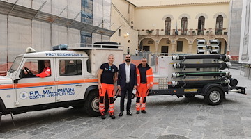 Protezione civile: il Comune di Amalfi acquista un modulo multifunzione per la gestione delle emergenze