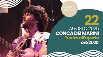 Roberto Colella in concerto a Conca dei Marini per “Meraviglie. I Sentieri dei Sensi”