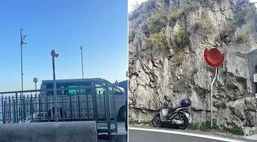 Sicurezza sulla SS 163 Amalfitana, specchi danneggiato o mancanti: sindacati sollecitano interventi urgenti 