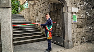 Sorrento: inaugurato l'accesso dal corso Italia del Fondo Petrulo "Agruminato"