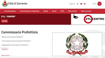Sorrento: sul sito web comunale un nuovo canale di comunicazione con i cittadini
