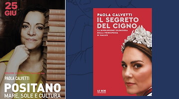 Stasera a Positano l'incontro “Rivoluzioni silenziose”: Paola Calvetti presenta il suo libro dedicato alla Principessa di Galles