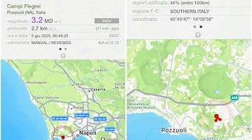 Terremoto nei Campi Flegrei di magnitudo 3.2, cittadini spaventati svegliati all'alba