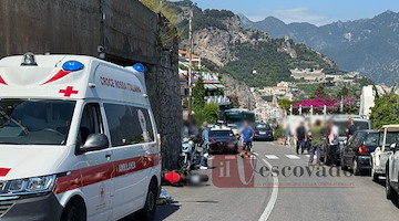 Tragedia ad Amalfi: pedone investito da una moto, non ce l'ha fatta 