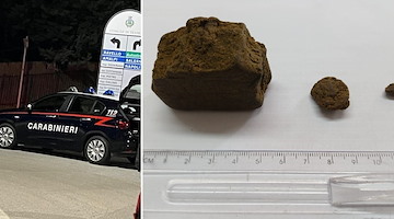 Tramonti, 30enne denunciato per detenzione di hashish: sequestrati 30 grammi di droga