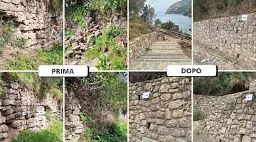 Vico Equense, rinasce via Castello Marina: il sentiero torna a nuova vita dopo decenni di abbandono