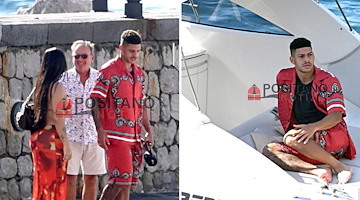 Weekend di relax in Costiera Amalfitana per Luis Henrique, centrocampista dell'Inter