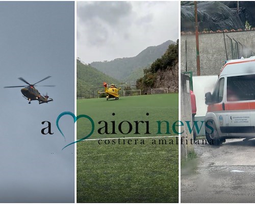 Maiori, elisoccorso ritardato: cancello chiuso al campo sportivo ostacola l’intervento