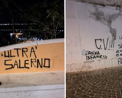 Muri imbrattati a Vietri sul Mare, l'opposizione alza la voce: “Servono educazione e controlli”
