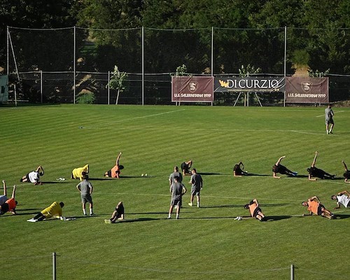 Salernitana: tanto lavoro e concentrazione nel ritiro di Cascia
