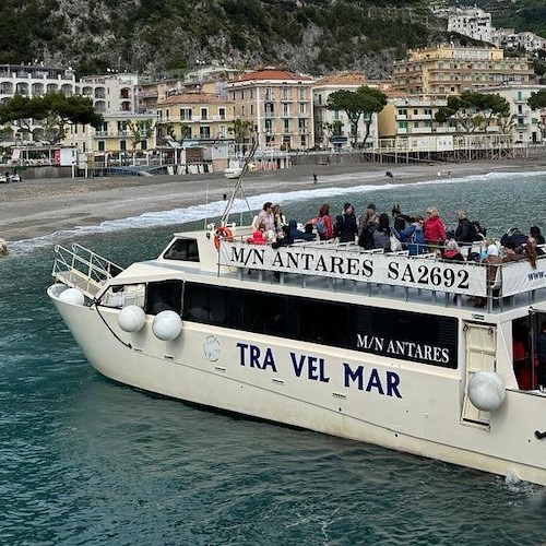 Allerta vento e mare mosso: sospesi collegamenti marittimi in Costiera Amalfitana