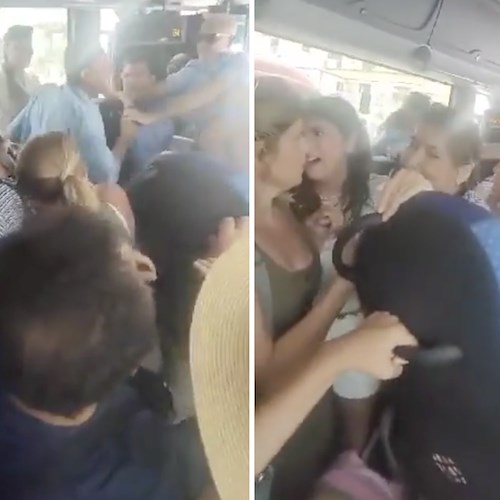 Amalfi, bus sovraffollati: autista Sita aggredito da passeggero [VIDEO]