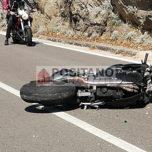 Moto incidentata a Positano<br />&copy; Sergio Aresi