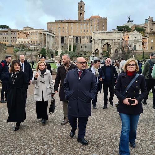 Il Ministro della Cultura visita il Parco Archeologico del Colosseo<br />&copy; Gennaro Sangiuliano