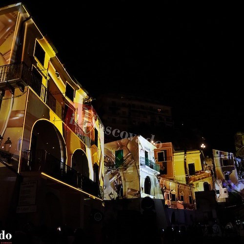 Cetara, videomapping<br />&copy; Leopoldo De Luise
