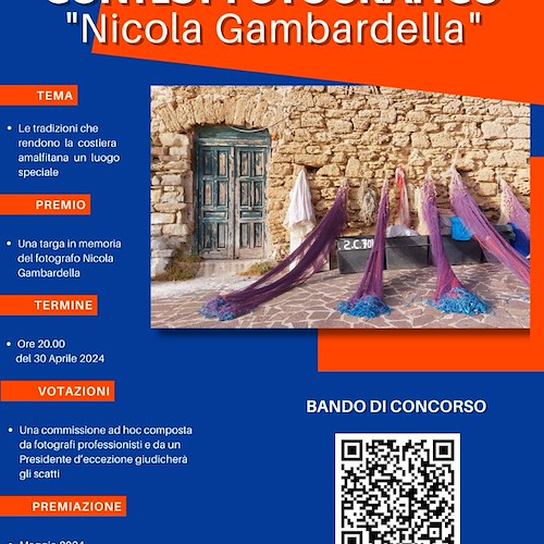 Contest fotografico in memoria di Nicola Gambardella: al via la II edizione organizzata dal Forum dei Giovani di Amalfi