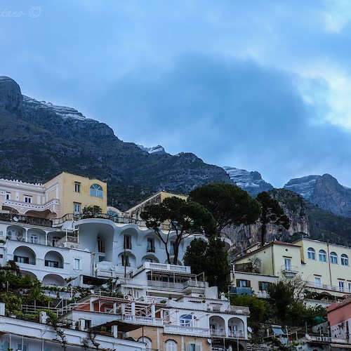 Neve sui monti di Positano<br />&copy; Fabio Fusco
