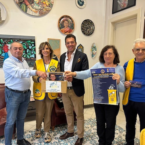 Da Vietri sul Mare la campagna per donare nuova vista con gli occhiali usati