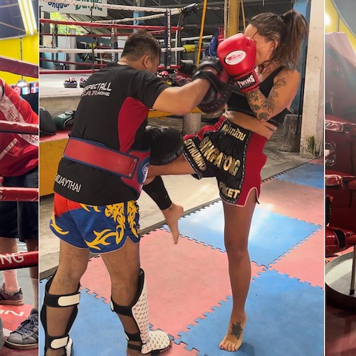 Daniela Barba vince il suo primo incontro di Muay Thai a Patong in Thailandia /foto /video
