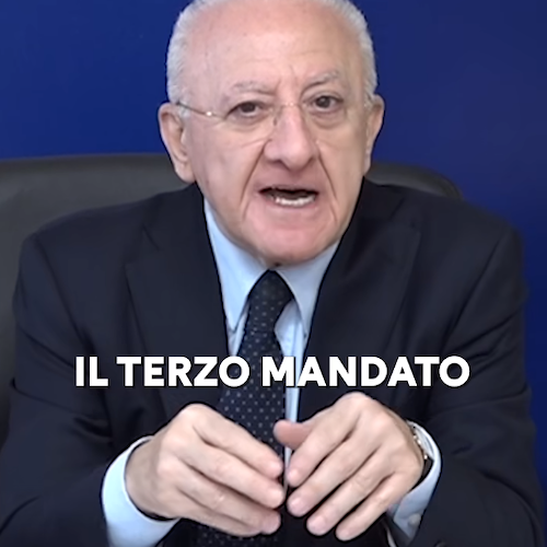 De Luca ritorna sul terzo mandato: «In Campania è possibile, chi non lo vuole sono i parlamentari nominati a Roma»