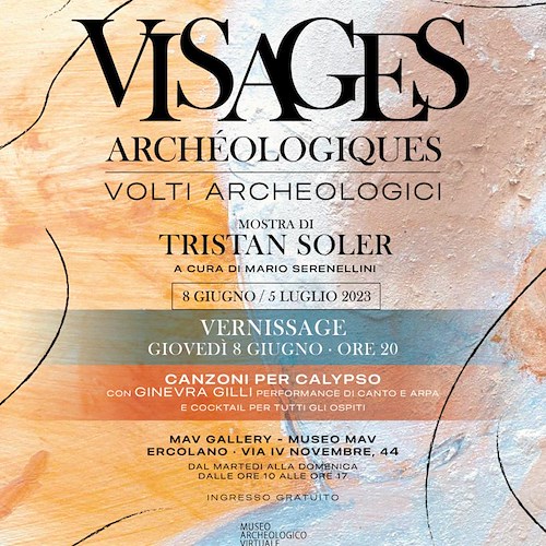 Ercolano, 8 giugno al Museo Archeologico Virtuale si inaugurano i “Volti archeologici” di Tristan Soler