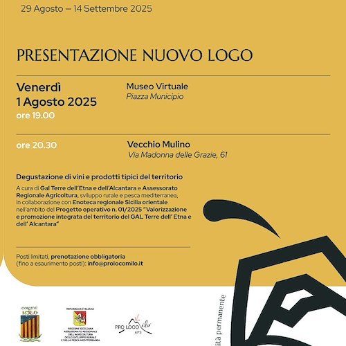 VINI: Etna, “Aspettando Vinimilo”, il 1° agosto si presenta il restyling del logo