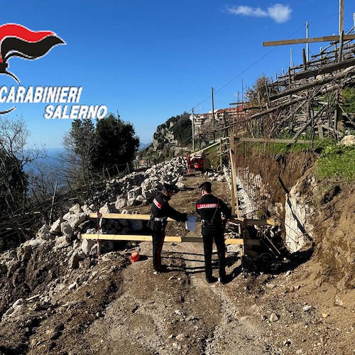 Illeciti ambientali e paesaggistici, 29 persone denunciate tra Amalfi e Tramonti