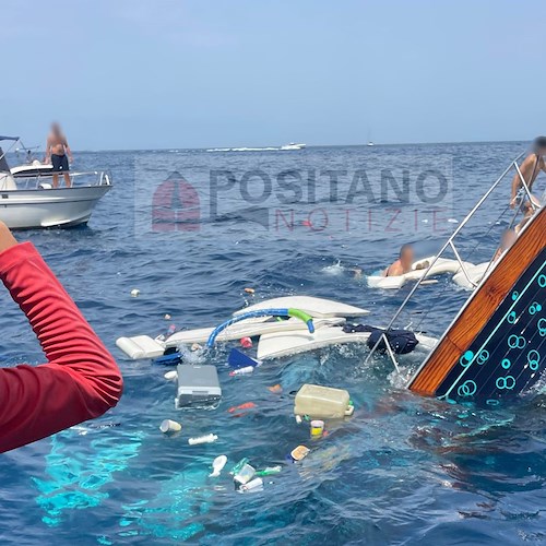 Imbarcazione affonda a Capri, tutti salvi gli occupanti 