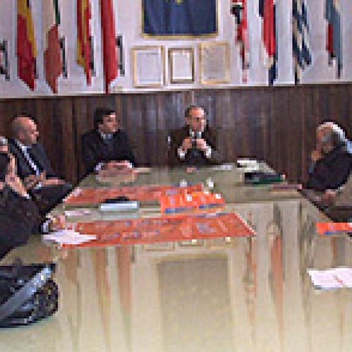 Un momento della conferenza stampa