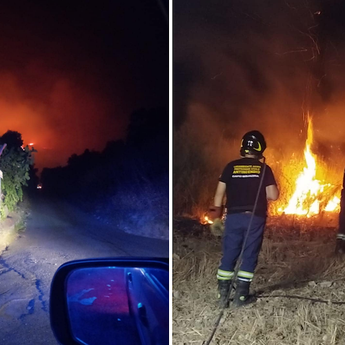 Incendi e caldo record minacciano la Sicilia: a fuoco diversi ettari di terreno, a rischio centri abitati 