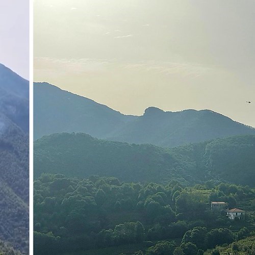 Incendio a Corbara<br />&copy; Corbara comunica / Maria Abate