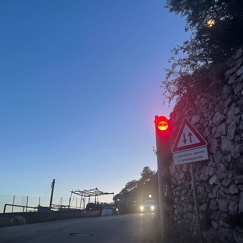 Semaforo di Ravello<br />&copy; Maria Abate