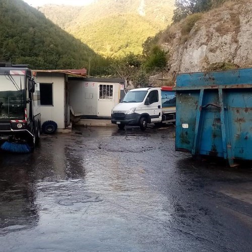 Maiori, al via lavori manutenzione straordinaria all’isola ecologica<br />&copy; Miramare Service