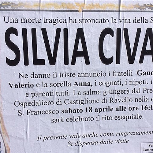 Maiori, sabato 18 i funerali della signora Silvia Civale