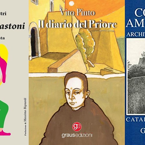 Minori: 27 agosto la presentazione dei libri di Sigismondo Nastri, Vito Pinto e Giuseppe Villani